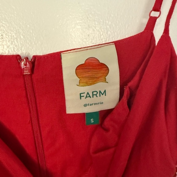 Farm Rio Elegant Red Maxi Dress - Picture 3 of 10